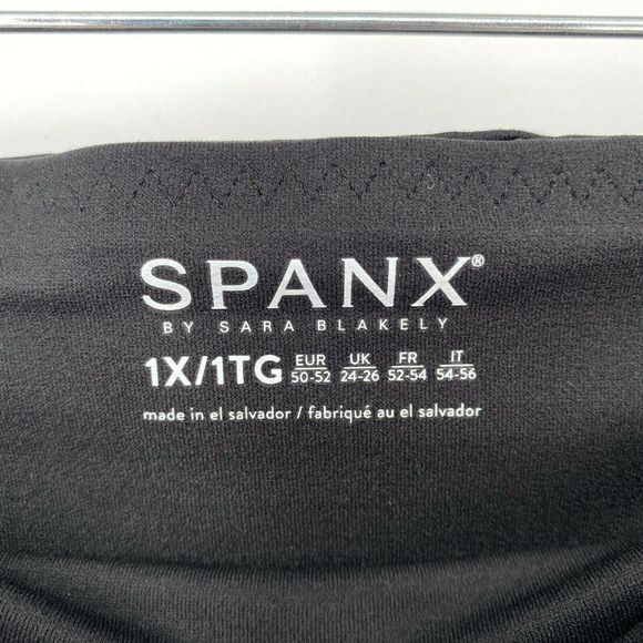NEW Spanx Shaping Compression Crop Leggings Women's Size 1X High Rise Black - Picture 5 of 12